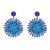 occidental style Bohemia earrings woman weave exaggerating temperament earring candy colors Country style earrin