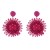 occidental style Bohemia earrings woman weave exaggerating temperament earring candy colors Country style earrin