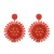 occidental style Bohemia earrings woman weave exaggerating temperament earring candy colors Country style earrin