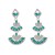 occidental style Bohemian style long style multilayer earrings exaggerating temperament high banquet ear stud E
