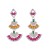 occidental style Bohemian style long style multilayer earrings exaggerating temperament high banquet ear stud E