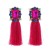 occidental style retro Bohemian style long style tassel earrings woman fashion temperament banquet ear stud Earr