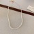 ) retro Pearl necklace brief fashion all-Purpose clavicle chain temperament high