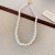 ) retro Pearl necklace brief fashion all-Purpose clavicle chain temperament high