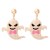 occidental style creative cartoon lovely samll Pearl earrings Earring