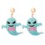 occidental style creative cartoon lovely samll Pearl earrings Earring