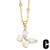 occidental style temperament Pearl butterfly necklace personality clavicle chain all-Purposenkn