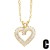 occidental style Autumn and Winter fashion personality brief love flowers necklace temperament all-Purpose sweater c