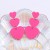 three love earrings ear stud long style splice fashion brief wind occidental style Metal earring lady
