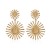 occidental style sun flower personality Earring  Alloy exaggerating long style temperament earring  brief earri