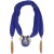 chain tassel pendant  Chiffon mixed color  lady shawl necklace