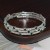 opening bangle textured woman bracelet row Rhinestone surround bangle