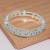occidental style bride all-Purpose Rhinestone fully-jewelled twining opening bangle crystal bracelet woman