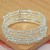  occidental style fashion gold silver color row Rhinestone opening bangle more row twining claw diam
