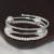 ins brief layer Pearl Rhinestone bangle woman retro twining Korean style