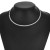 Rhinestone row bride Collar necklace woman  diamond personality stage Collar circle