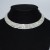 Rhinestone row bride Collar necklace woman  diamond personality stage Collar circle
