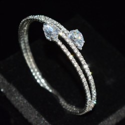  fashion Rhinestone row fully-jewelled zircon mosaic claw chain woman opening ..