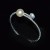 fashion Rhinestone row fully-jewelled zircon mosaic claw chain woman opening personality bangle
