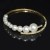  fashion Rhinestone row fully-jewelled zircon mosaic claw chain woman opening personality bangle