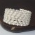 Korean stylemm Pearl bracelet  lady  Pearl Rhinestone opening bangle