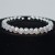  row fully-jewelled opening circle  opening gilded silver  Rhinestone bangle  watch