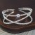 bride luxurious Rhinestone zircon opening bangle woman temperament bracelet