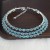  fashion Rhinestone Collar multilayer crystal necklace necklace multicolor steel wire circle 