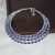  fashion Rhinestone Collar multilayer crystal necklace necklace multicolor steel wire circle 