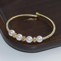 Korean style personality all-Purpose fashion woman bangle mash up Alloy openin..