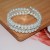 occidental style  bride twiningmm Pearl Rhinestone multilayer bangle woman  fashion creative bracelet we