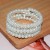 occidental style  bride twiningmm Pearl Rhinestone multilayer bangle woman  fashion creative bracelet we