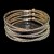 occidental style crystal bangle Rhinestone opening bangle woman brief bracelet