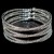 occidental style crystal bangle Rhinestone opening bangle woman brief bracelet