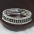 fashion brilliant diamond crystal fully-jewelled bracelet four row Rhinestone elasticity multilayer row d
