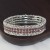 fashion brilliant diamond crystal fully-jewelled bracelet four row Rhinestone elasticity multilayer row d