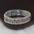 fashion brilliant diamond crystal fully-jewelled bracelet four row Rhinestone elasticity multilayer row d