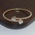 occidental style fashion fashion Alloy row Rhinestone Pearl bracelet woman opening bangle