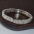 ins woman brief row Rhinestone opening bangle  occidental style fashion all-Purpose gold silver color