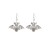 occidental style  personality retro Metal bat shirt skull spider necklace earrings