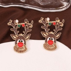  occidental style cartoon christmas deer lovely temperament trend samll fashio..