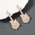 occidental style wind lovely butterfly earrings Alloy enamel Earring woman