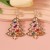 occidental style lovely personality fashion christmas series Alloy christmas tree hollow embed colorful diamond Pear