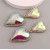 occidental style fashion personality Alloy color heart-shaped diamond exaggerating earrings temperament