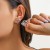 occidental style  fashion Metal Irregular ear stud woman  personality geometry hollow drop Earring