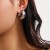 occidental style ins wind brief surface opening woman  fashion color Earring