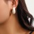 occidental style ins wind brief surface opening woman  fashion color Earring