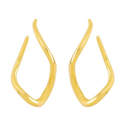 E occidental style brief retro Earring  wind creative exaggerating personality Irregular earrings woman