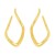 E occidental style brief retro Earring  wind creative exaggerating personality Irregular earrings woman