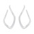 E occidental style brief retro Earring  wind creative exaggerating personality Irregular earrings woman